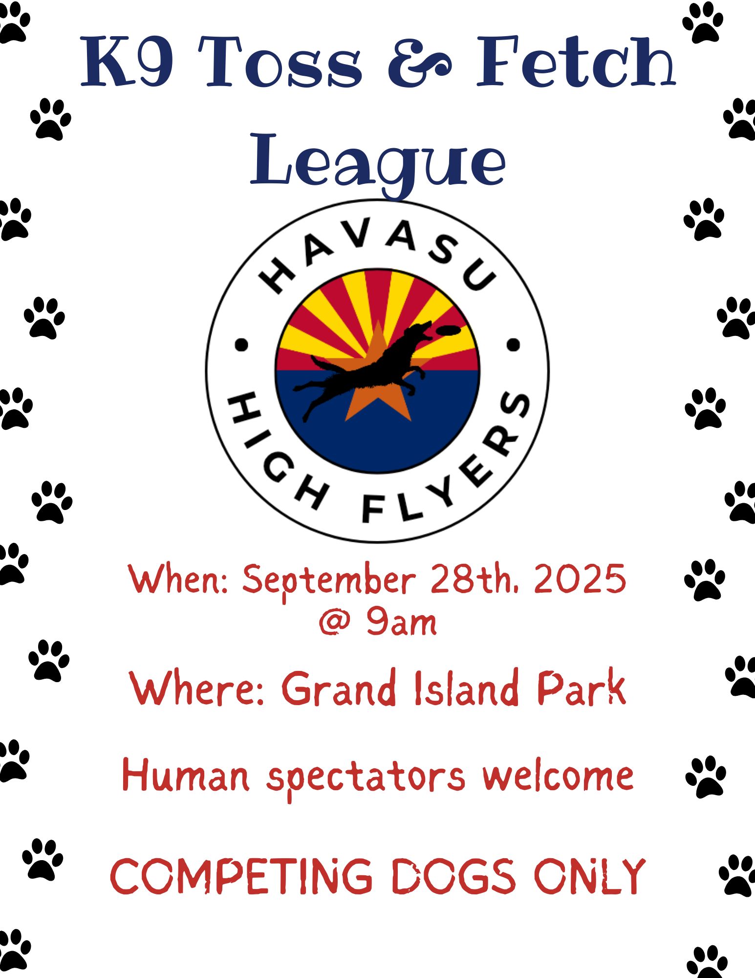 K9 Toss & Fetch sporting event